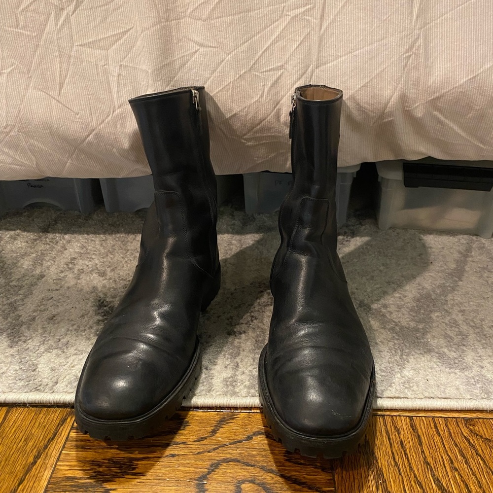 Mens Black Gucci Chelsea Boot Size 9 (fits 10)